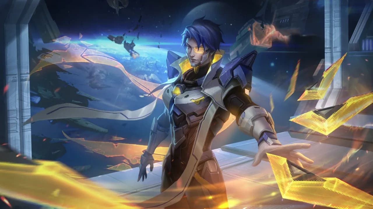 Aamon Cyber Assassin skin artwork