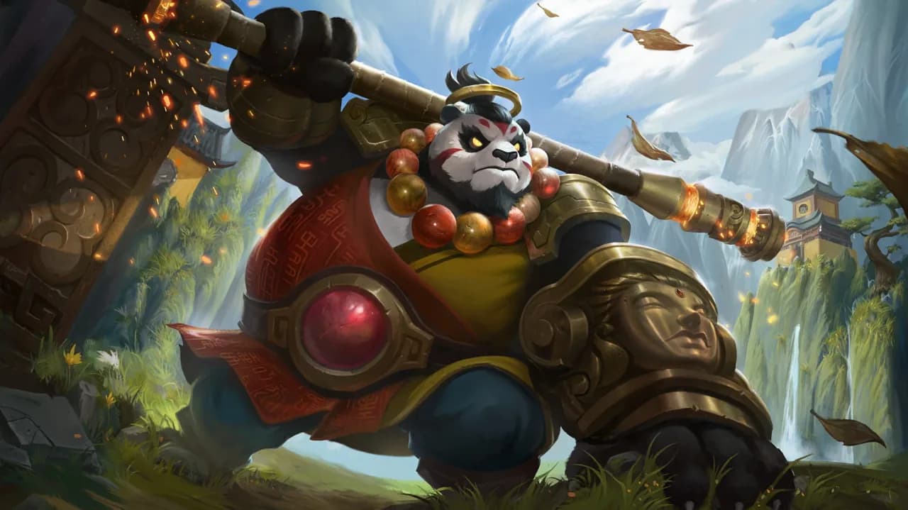 Akai Monk skin artwork
