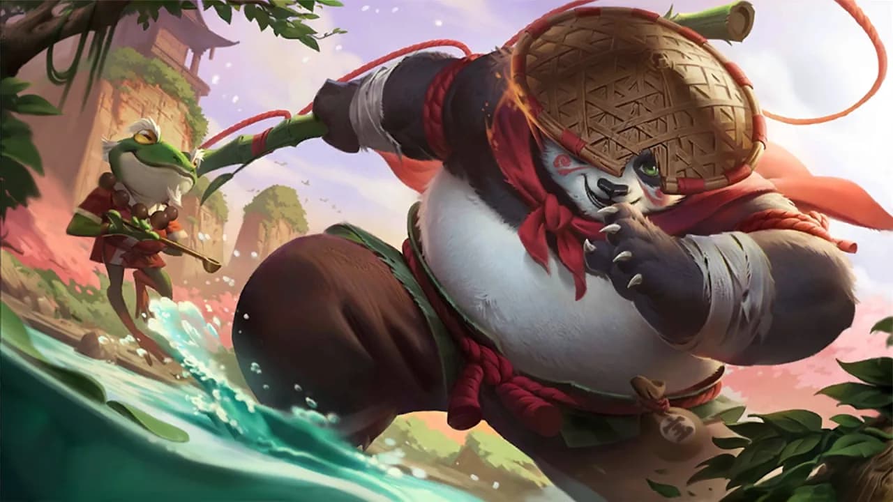 Akai Panda Warrior skin artwork