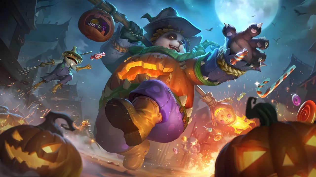 Akai Pumpkin Brawler skin artwork