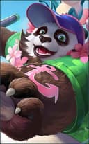 Akai wearing the Summer Party skin, in-game portrait