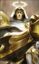 Aldous wearing the The Insentient skin, in-game portrait