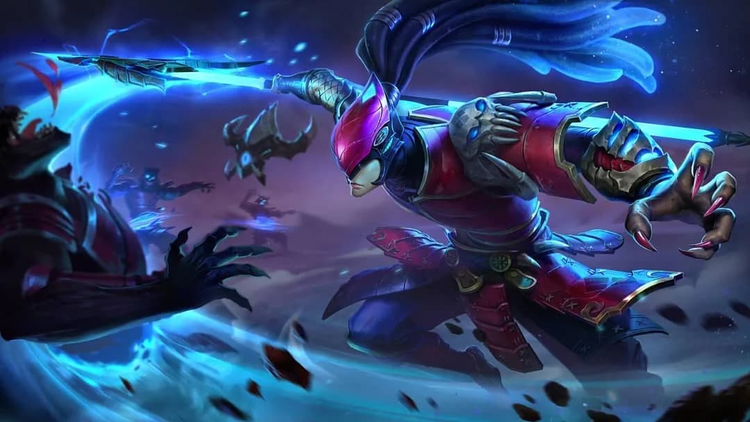Alpha Crimson Warrior skin artwork