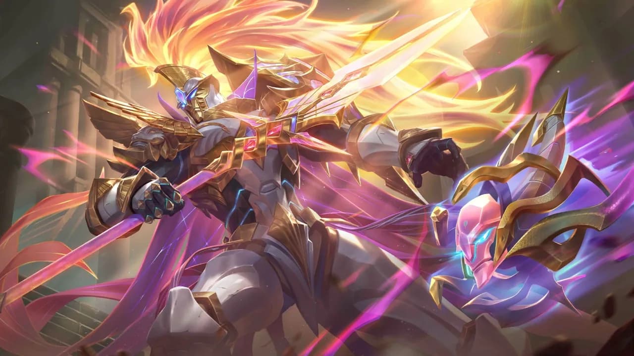 Alpha Mecha-King Perseus skin artwork