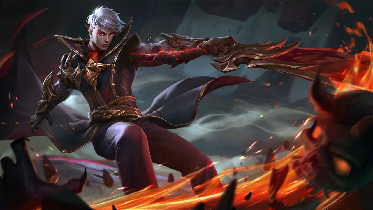 Alucard Fiery Inferno skin artwork