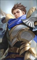 Alucard wearing the Lightborn - Striker skin, in-game portrait