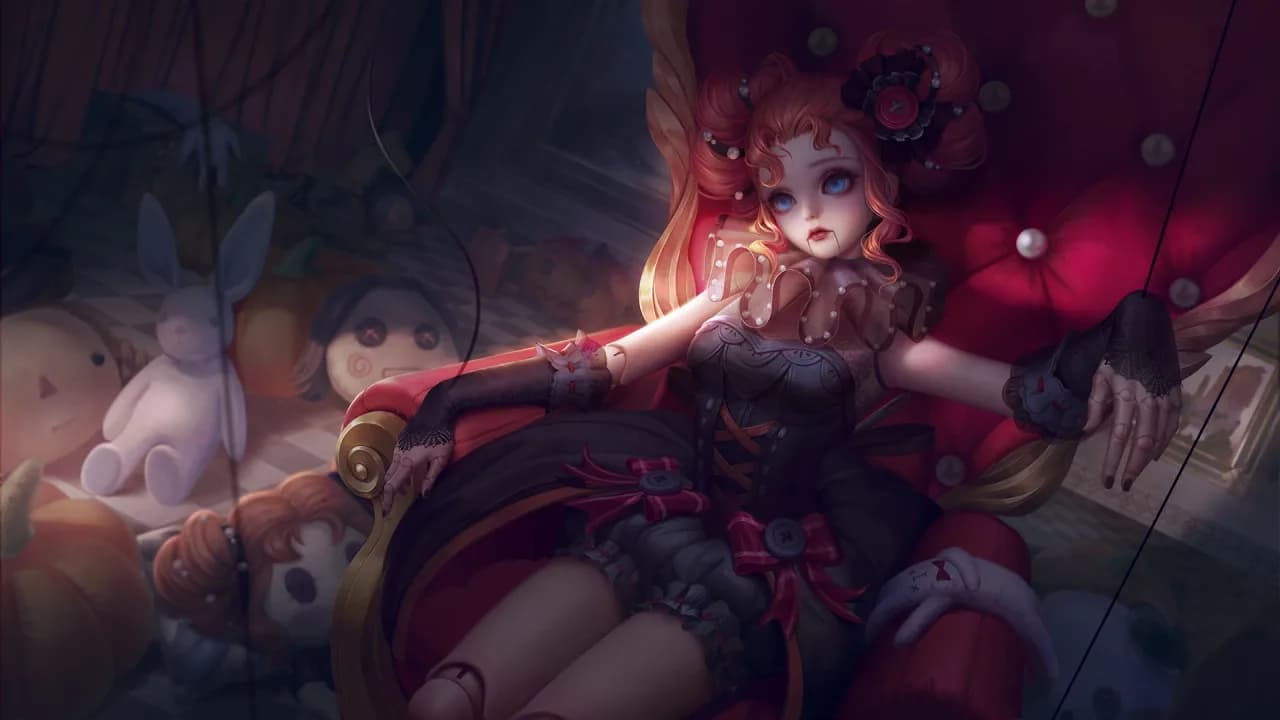 Angela Scream Doll skin artwork