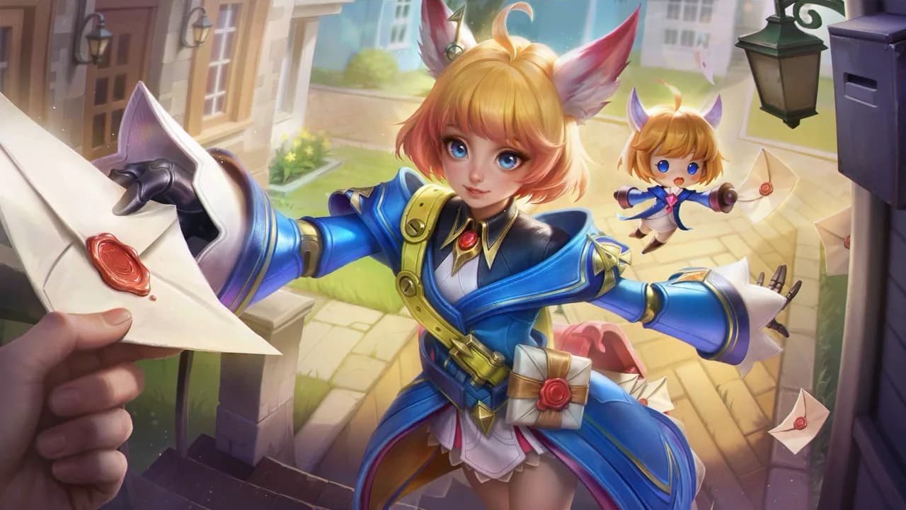 Angela Wind-up Courier skin artwork