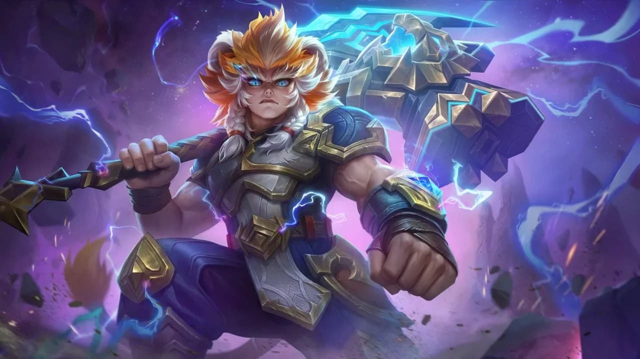 Aulus War Lion skin artwork