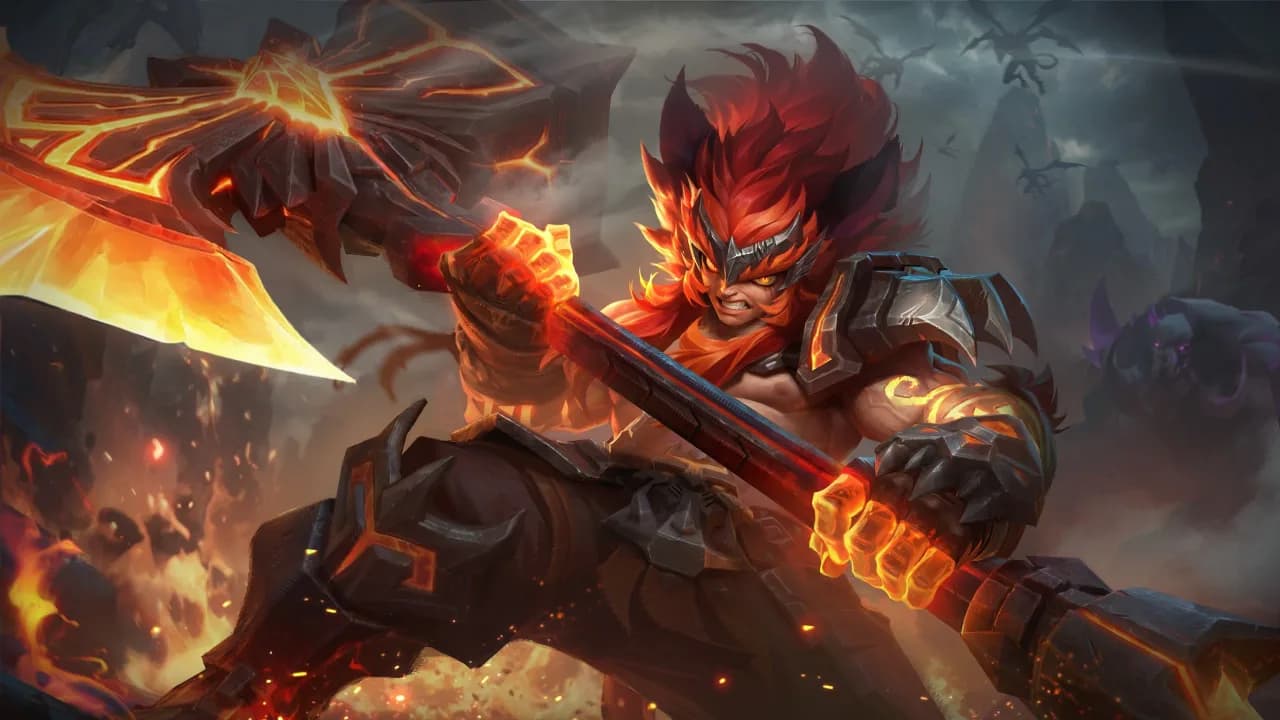 Aulus Warrior of Ferocity skin artwork