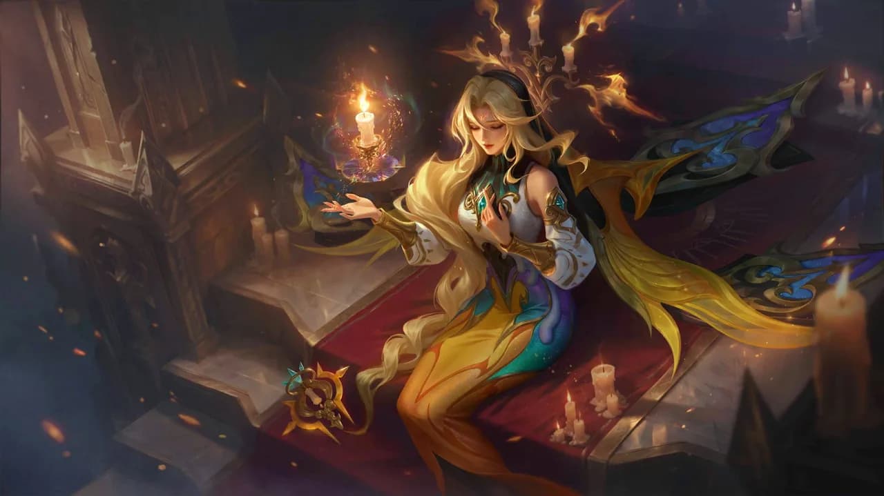 Aurora Candle's Vigil skin artwork