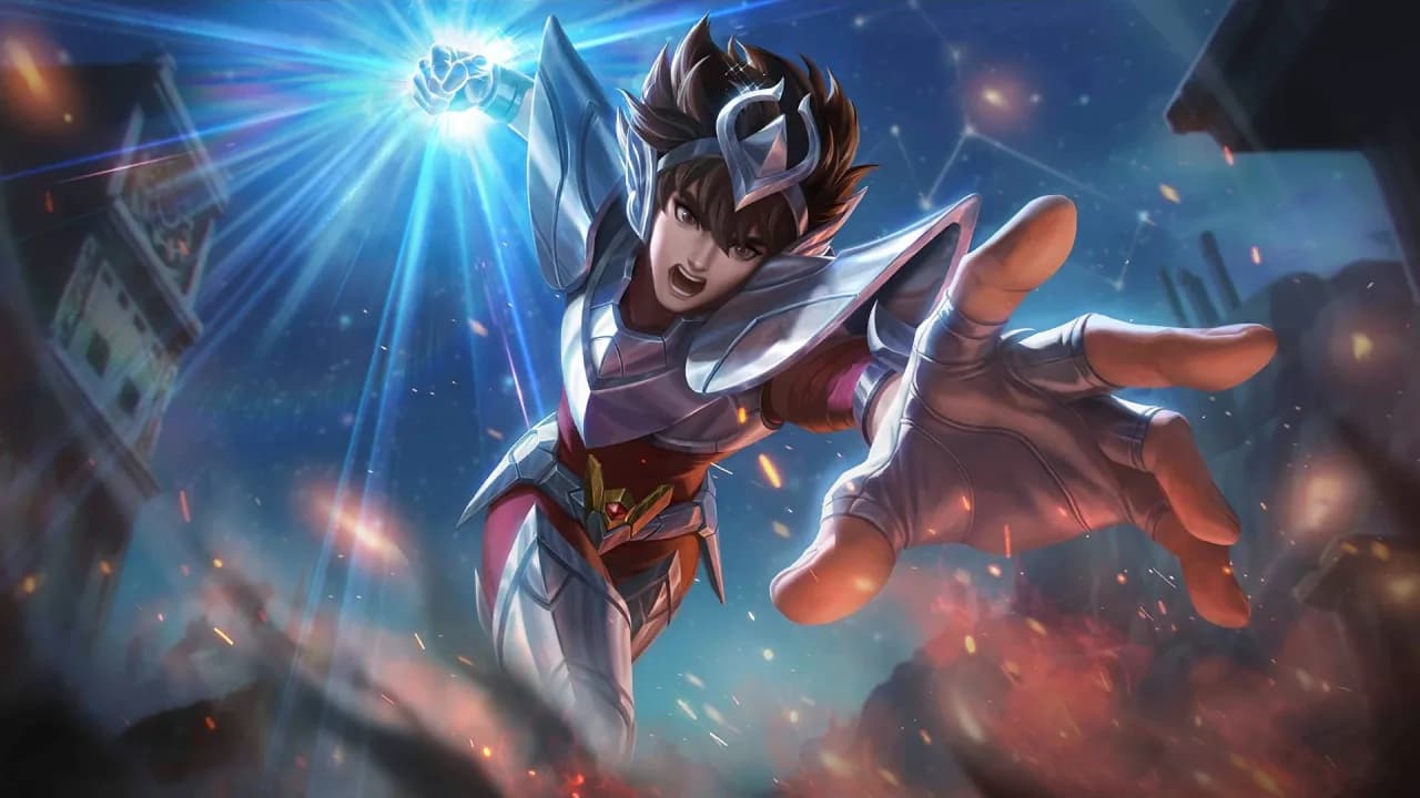 Badang Pegasus Seiya skin artwork