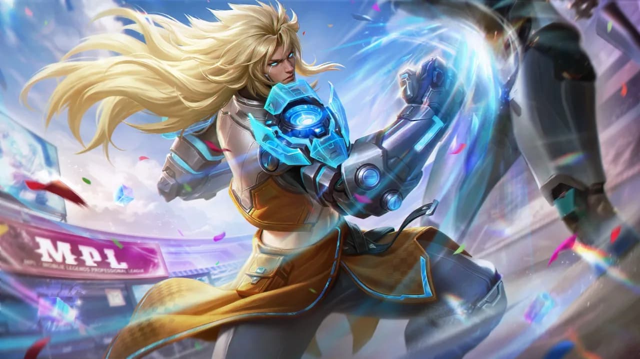 Ilustrasi skin Quantum Commando — Badang