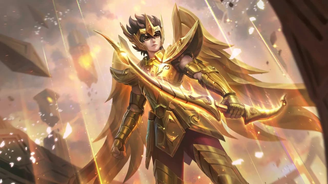 Badang Sagittarius Seiya skin artwork