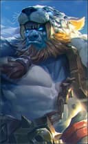 Balmond wearing the Savage Hunter skin, in-game portrait