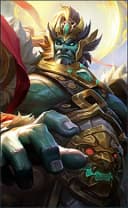 Balmond wearing the God of Mountains skin, in-game portrait