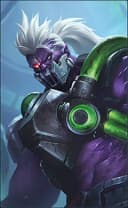 Balmond wearing the Bioroid skin, in-game portrait