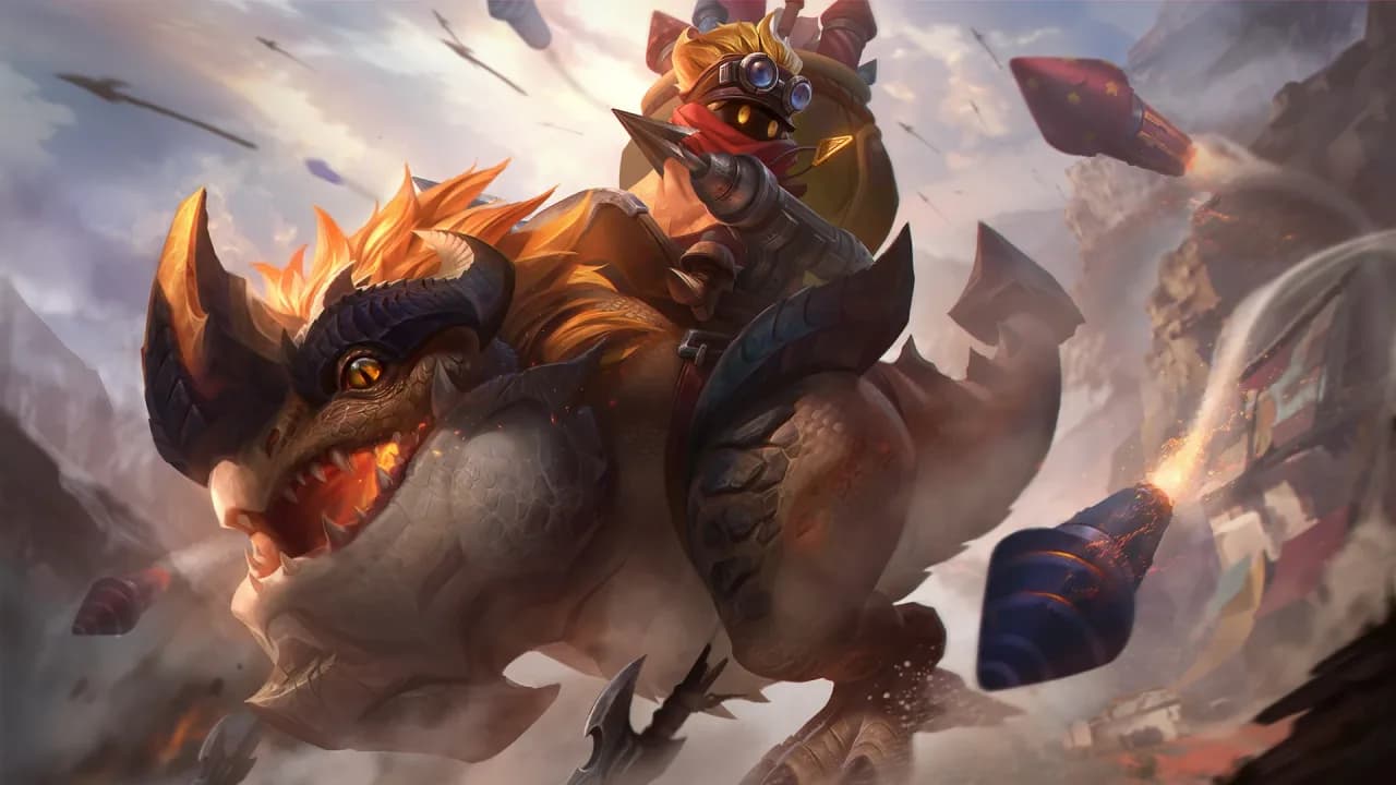 Barats Dino Rider skin artwork