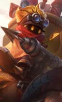 Barats wearing the Dino Rider skin, in-game portrait