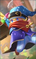 Barats wearing the Toy Rex skin, in-game portrait