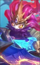 Barats wearing the Sunken Predator skin, in-game portrait
