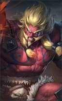 Baxia wearing the Wild Totem skin, in-game portrait