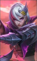 Benedetta wearing the Death Oath skin, in-game portrait