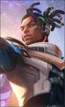 Brody wearing the Quantum Grip skin, in-game portrait