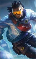 Bruno wearing the Street Hype skin, in-game portrait