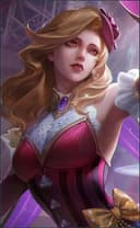 Carmilla wearing the Magician Girl skin, in-game portrait