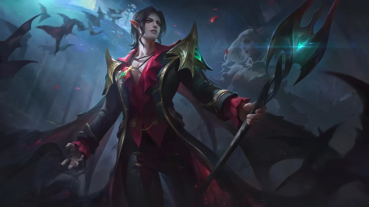 Cecilion Embrace of Night skin artwork