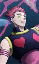 Cecilion wearing the Hisoka skin, in-game portrait