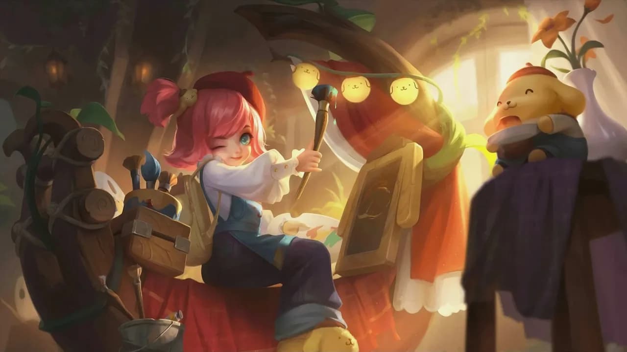 Chang'e Moon Artist skin artwork