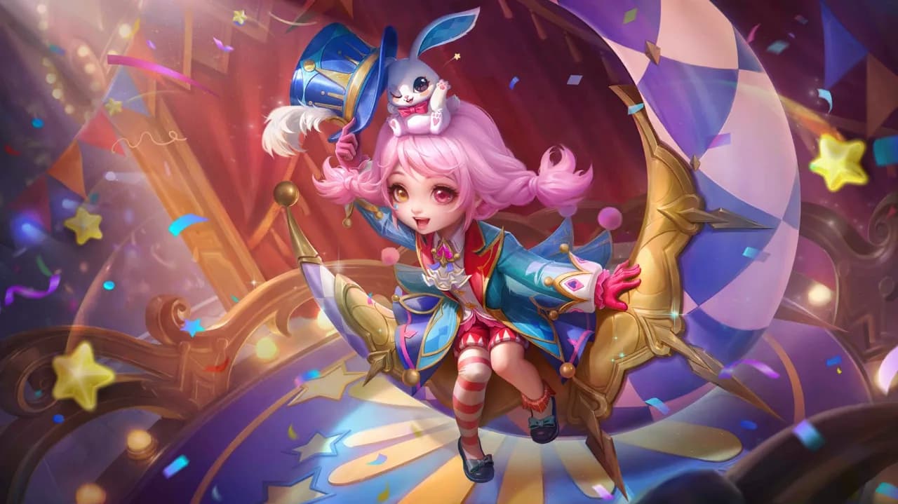 Chang'e Moonglow Troupe skin artwork
