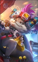 Chip wearing the Badlands Hiatus skin, in-game portrait