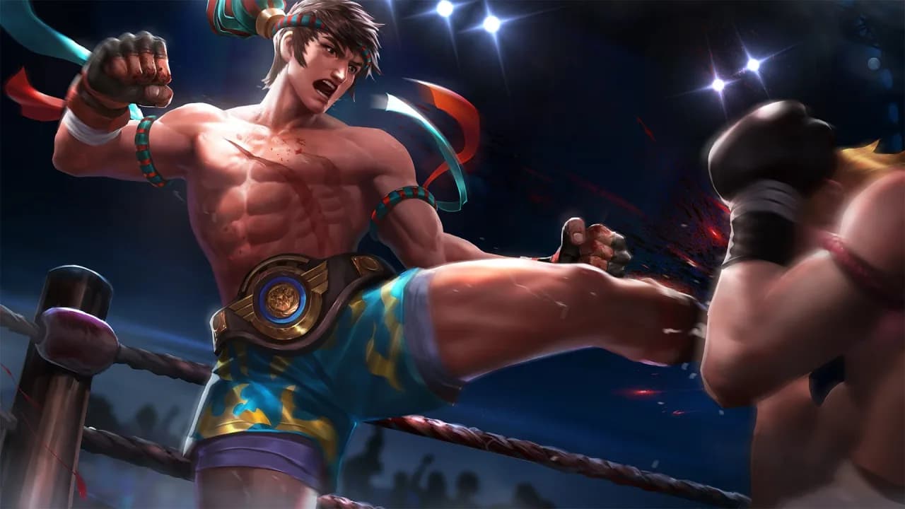 Chou King of Muay Thai skin artwork