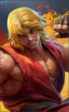 Chou wearing the Starforger's Glory skin, in-game portrait
