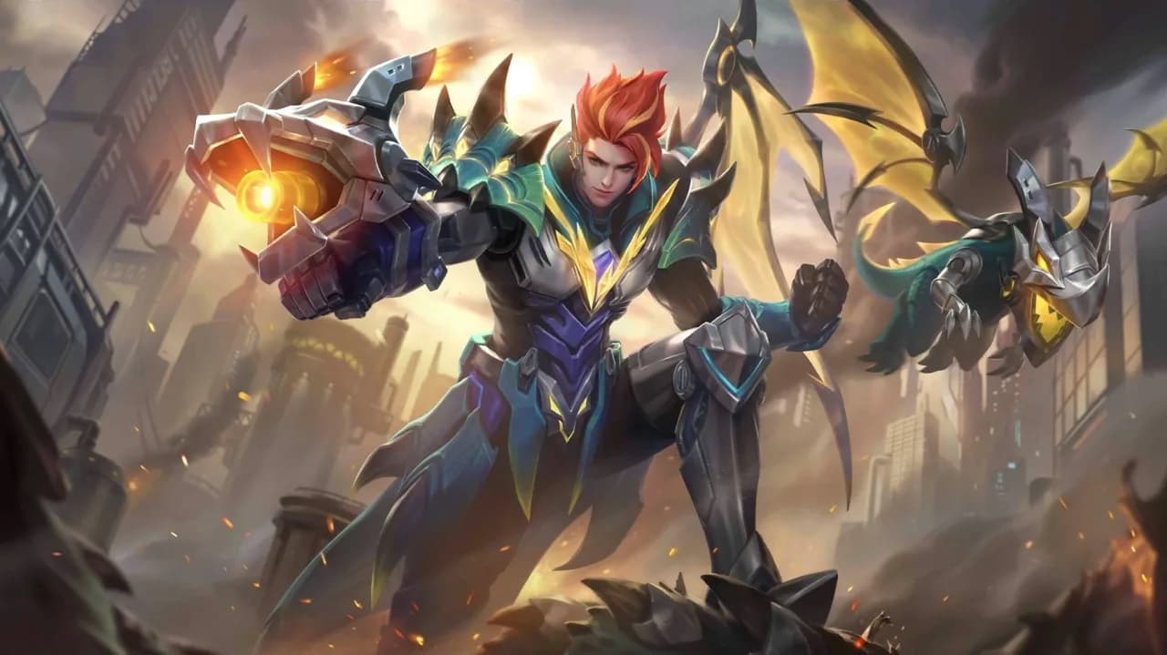 Claude Mecha Dragon skin artwork