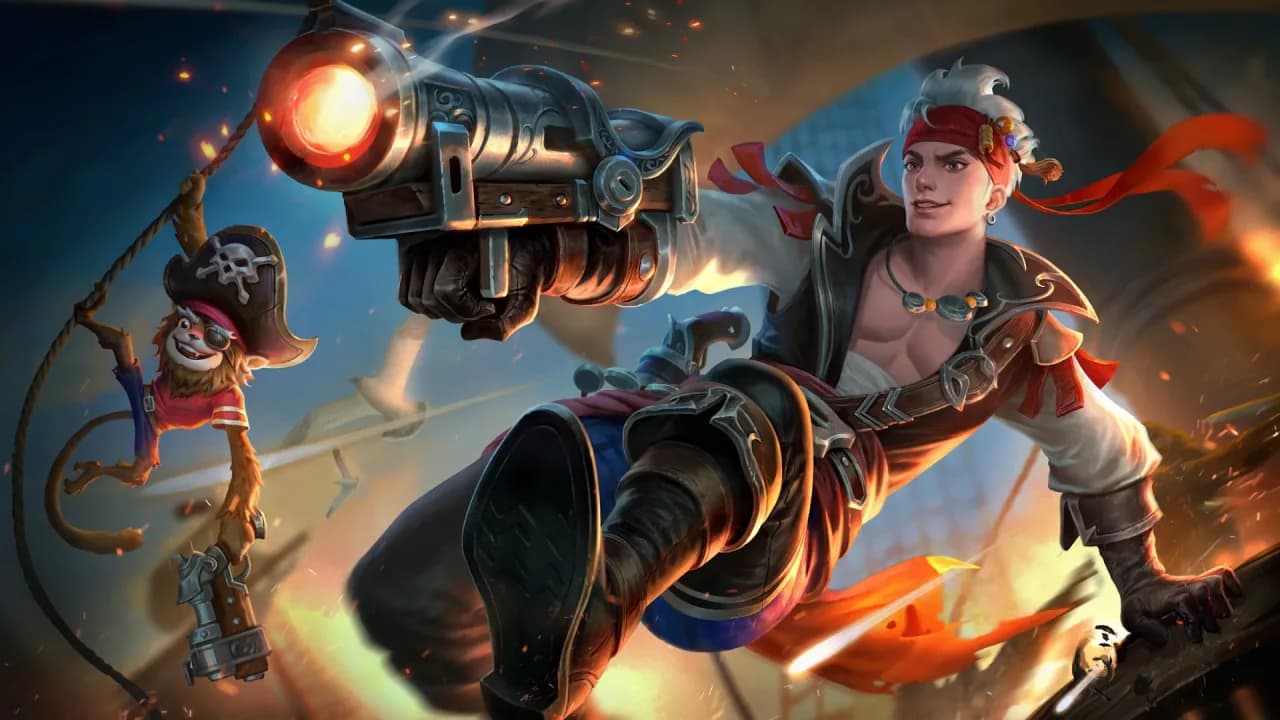 Claude Plunderous Pirate skin artwork
