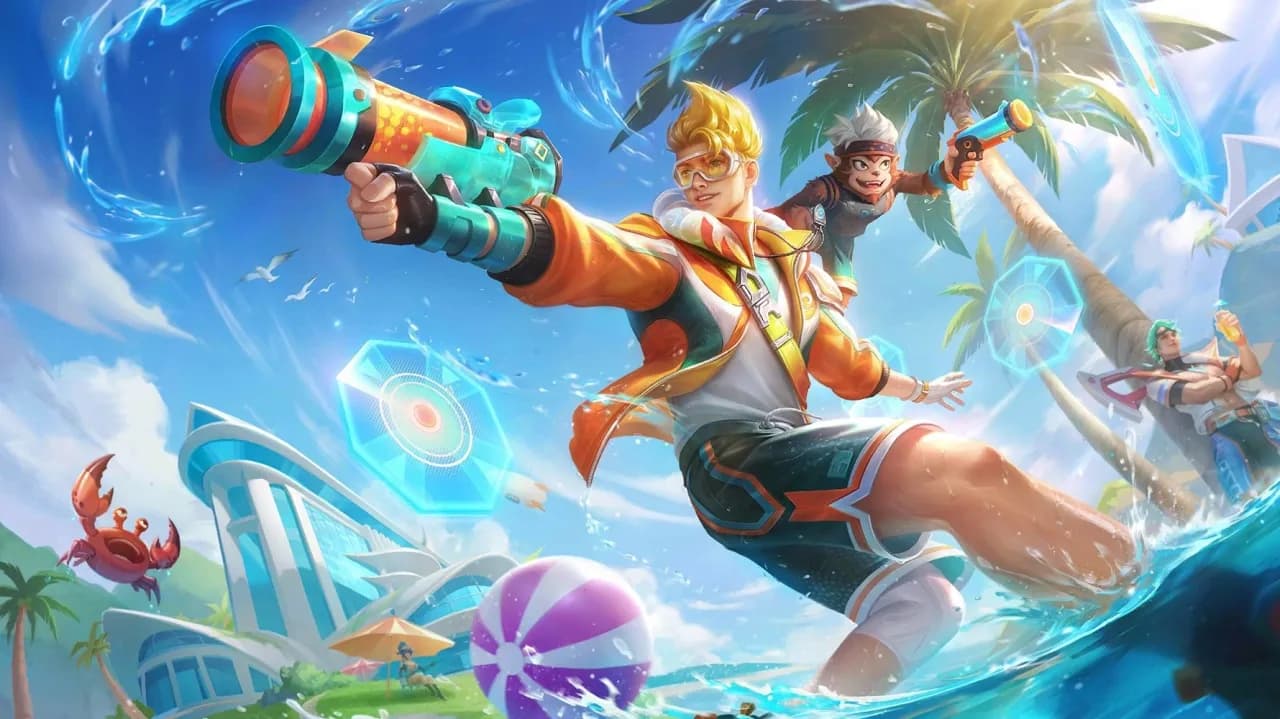 Claude Summer Chill skin artwork