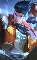 Claude wearing the Earth's Mightiest skin, in-game portrait