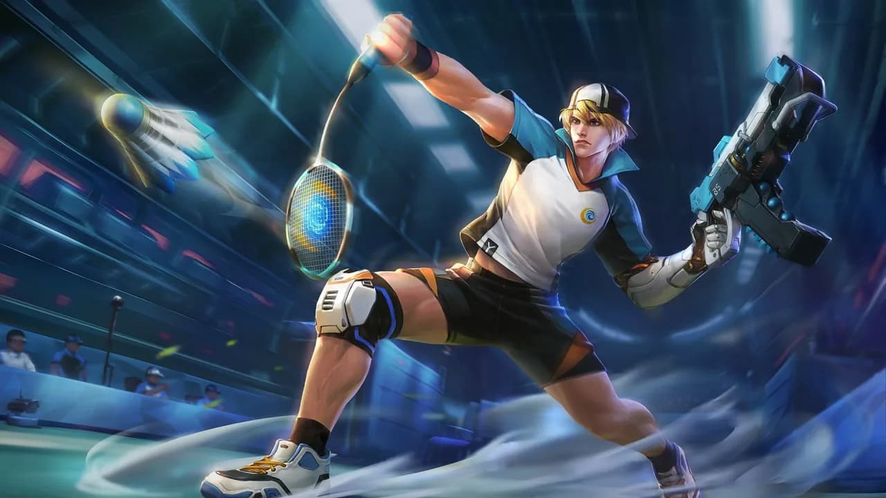 Clint Badminton Champion skin artwork