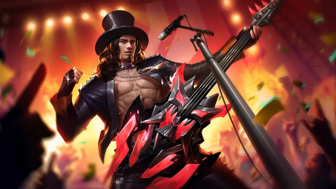 Clint Rock and Roll skin artwork