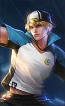 Clint wearing the Badminton Champion skin, in-game portrait