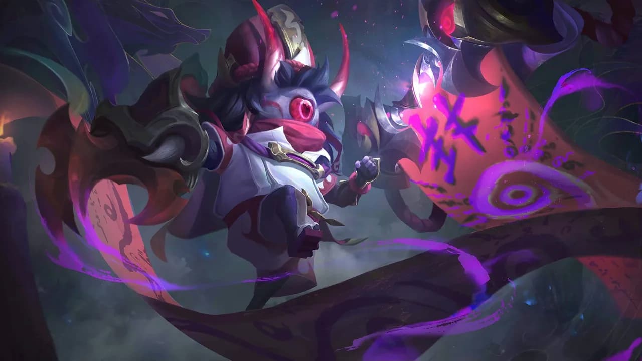 Cyclops Yokai Warlock skin artwork
