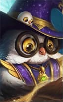 Diggie wearing the Constellation skin, in-game portrait