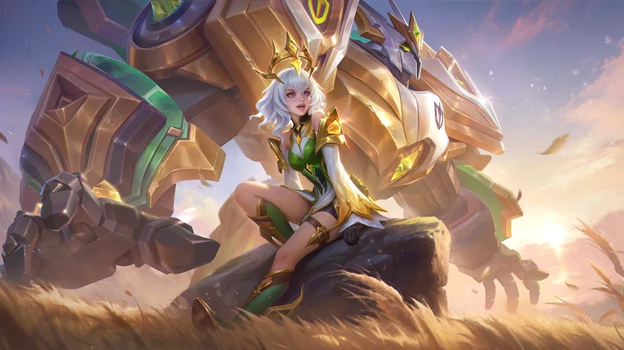 Edith Verdant Knight skin artwork