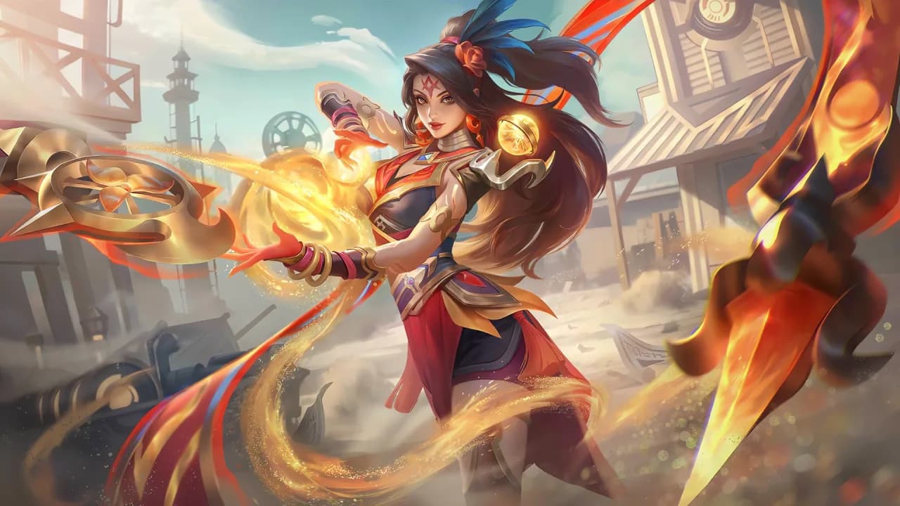 Esmeralda Blazing Shadow skin artwork
