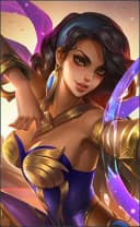 Esmeralda wearing the Astrologer skin, in-game portrait