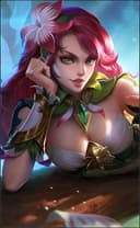 Esmeralda wearing the Poison Vine skin, in-game portrait